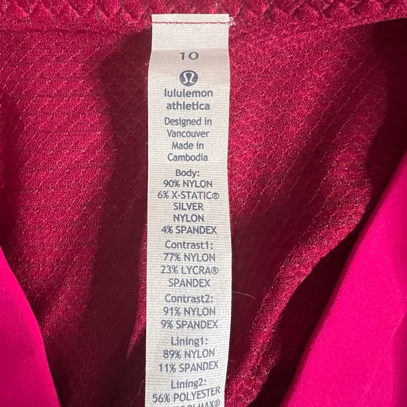 Lululemon Stash It Tank Top 10 Women’s Bumble Berry NWT - Picture 4 of 6